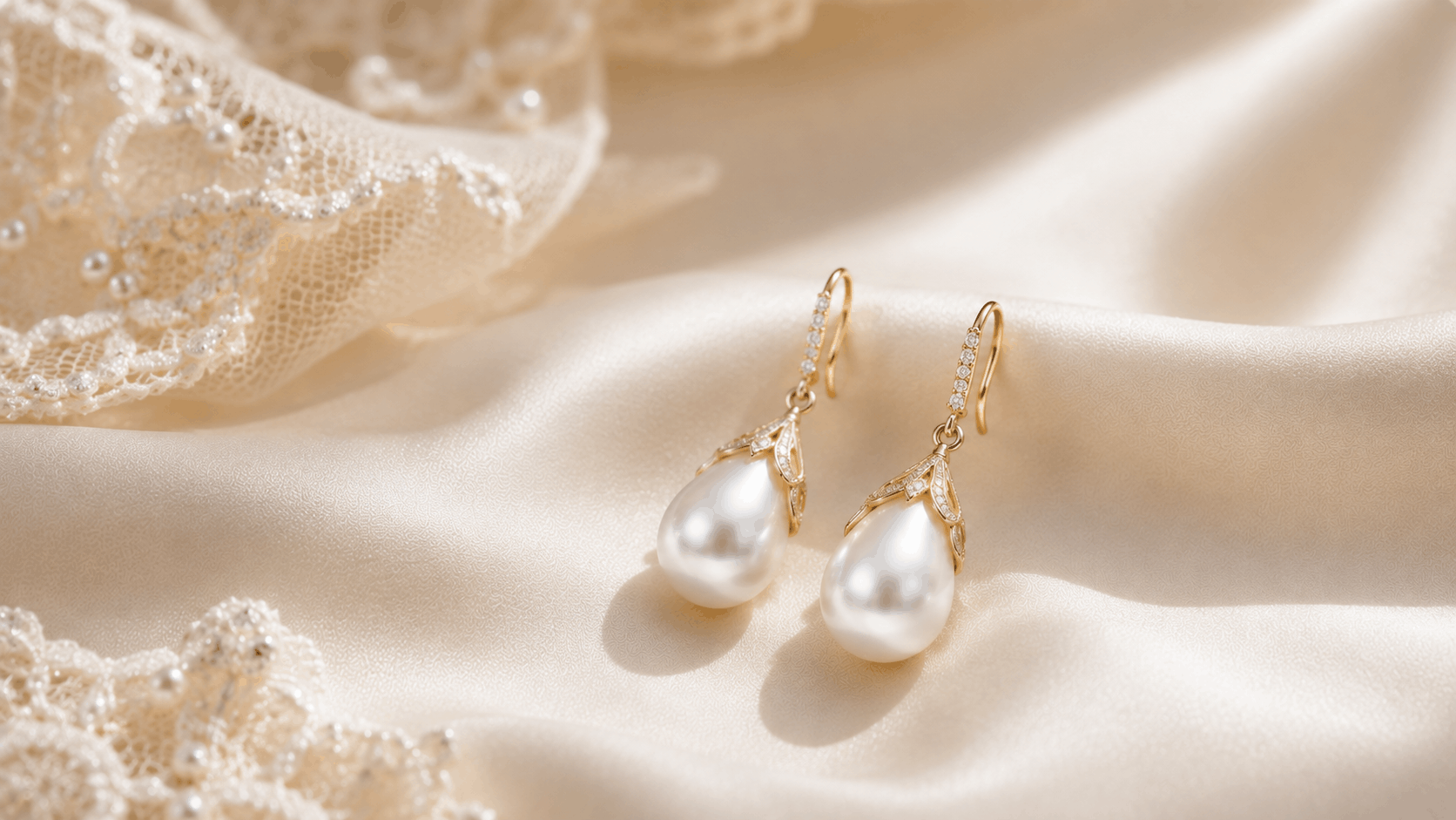 02. Brincos de Pérolas em Gota para Casamento — Para a Noiva que Quer Mais