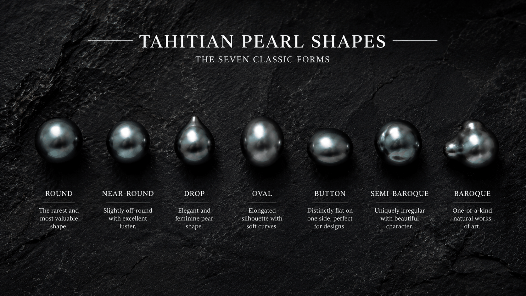 04. Tamanho e Forma das Pérolas Negras de Tahiti