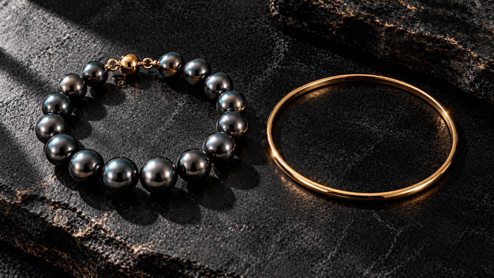 05. Como estilizar uma pulseira de pérolas negras