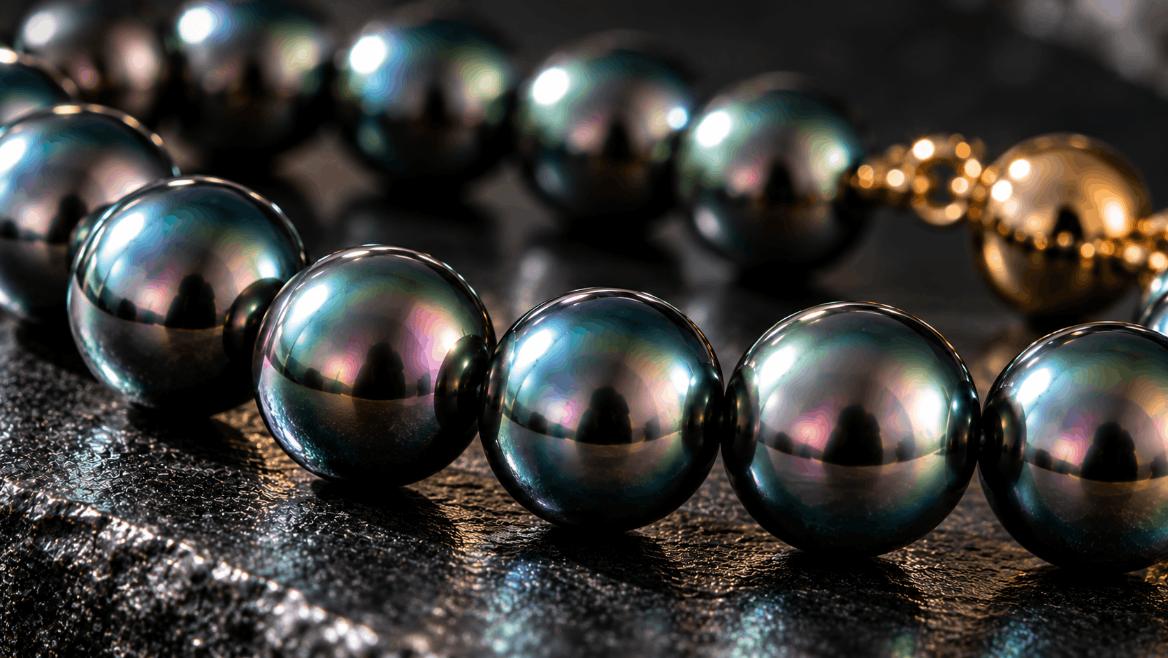 06. Qualidade da pulseira de pérolas negras — o que verificar