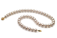 8.5-9mm Akoya japonesa Colar em Branco