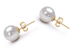 8-9mm Akoya japonesa Conjunto de brincos em Branco