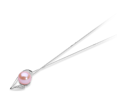 7-8mm Água doce Pingente em Carlinho Rosa