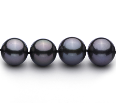 12-13.1mm taitiano Colar em Preto