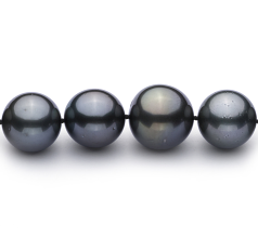 13.1-16mm taitiano Colar em Preto