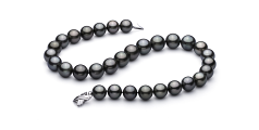 13-15.5mm taitiano Colar em Preto