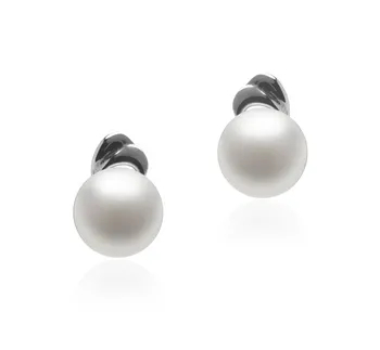 5-6mm Água doce Conjunto de brincos em Aria Branco