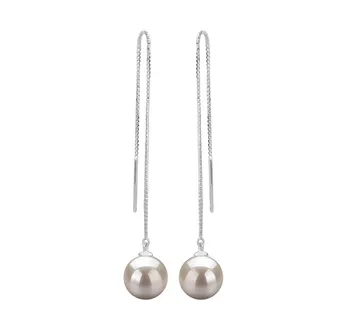 8-9mm Água doce Conjunto de brincos em Dottie Branco