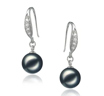 8-9mm Akoya japonesa Conjunto de brincos em Jacy Preto
