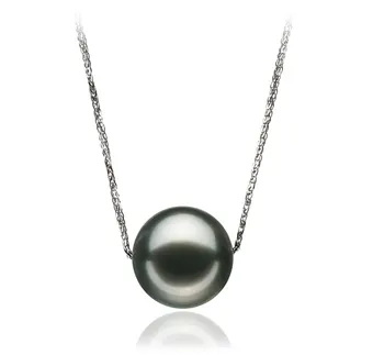 12-13mm taitiano Pingente em Cristina Preto