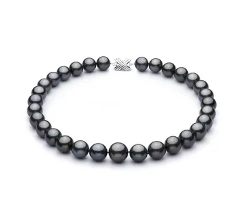 13.1-16mm taitiano Colar em Preto