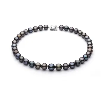11.1-13.5mm taitiano Colar em Multicolorido