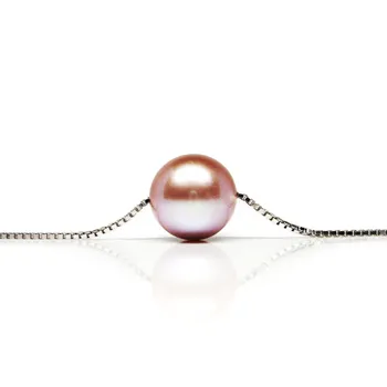 10-10.5mm Água doce Pingente em Rosa