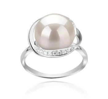 11-12mm Água doce Anel em Vendas Branco