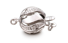 Buckingham - 14k Ouro Branco  x2