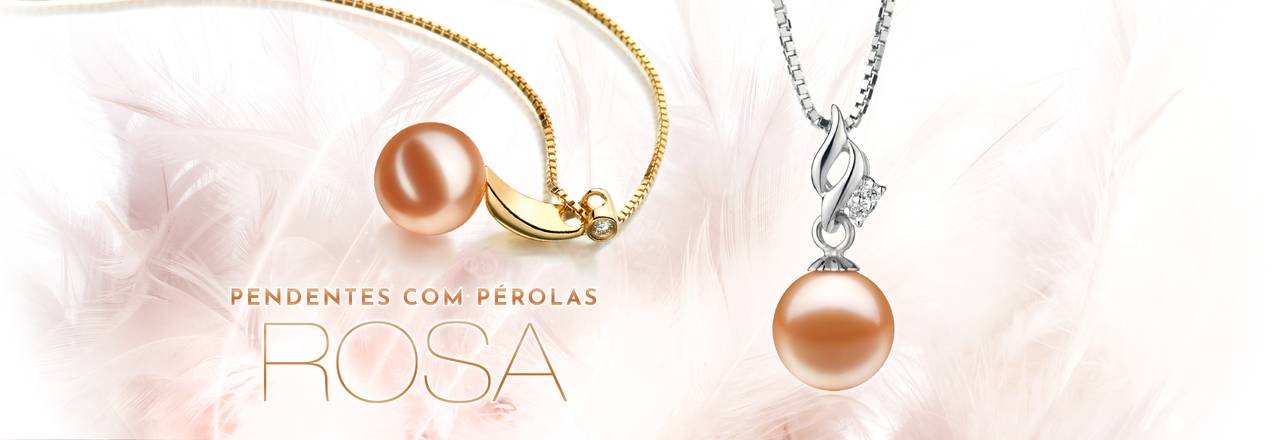PearlsOnly Pingentes de pérola rosa