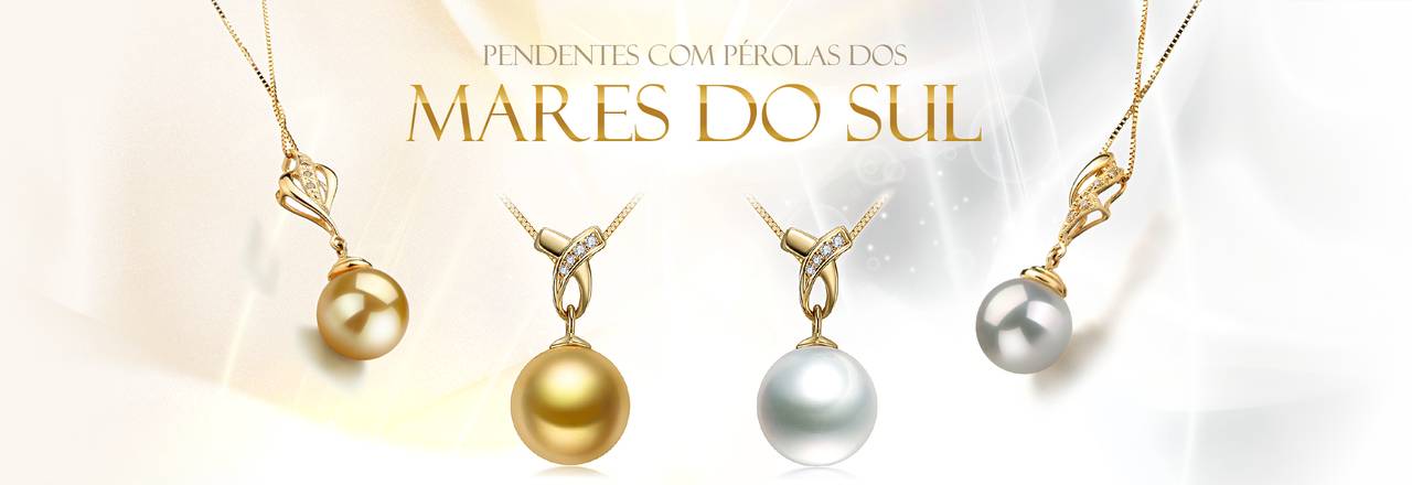PearlsOnly Pingentes de pérolas do Mar do Sul