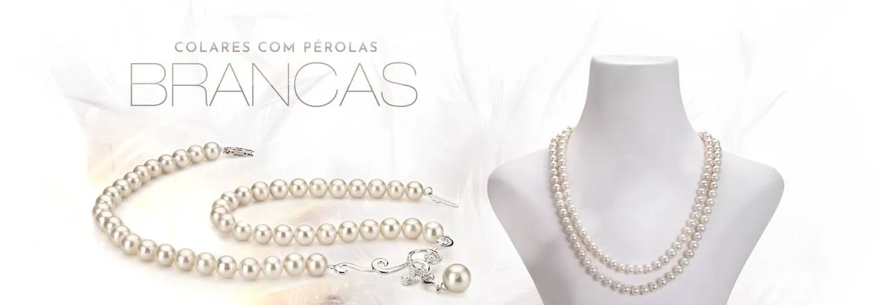 PearlsOnly Colares de pérolas brancas